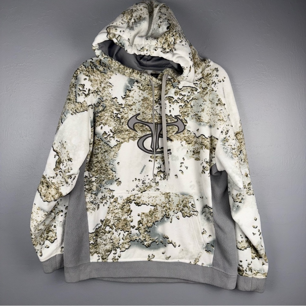 True Timber Snow Camo High Pile Hoodie Sweatshirt‎ Winter S Camo Hunting Outdoor